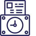 Ícono de reloj indicando tiempo de sesiones